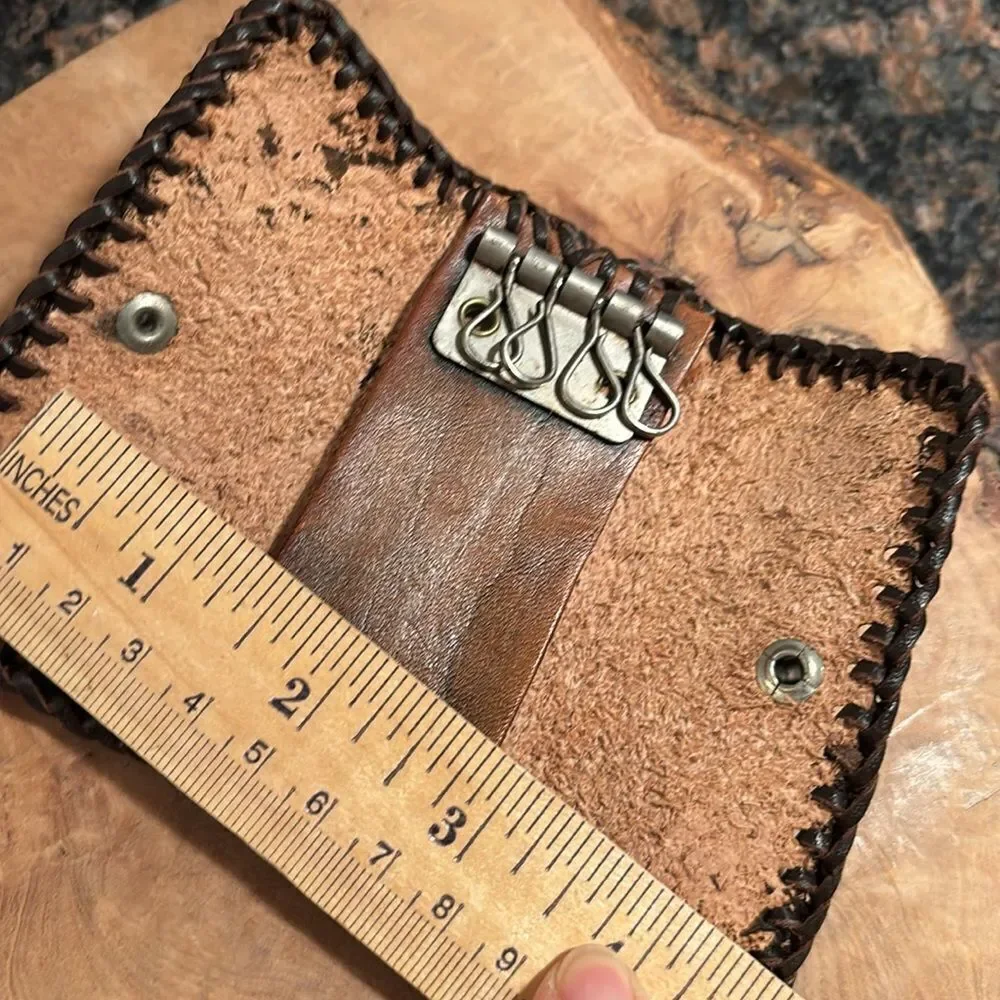 Vintage Tooled Key Holder